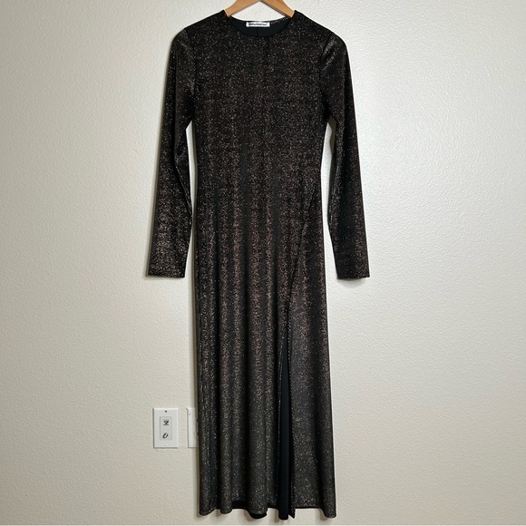 Reformation shimmer striped dress medium - Picture 1 of 12